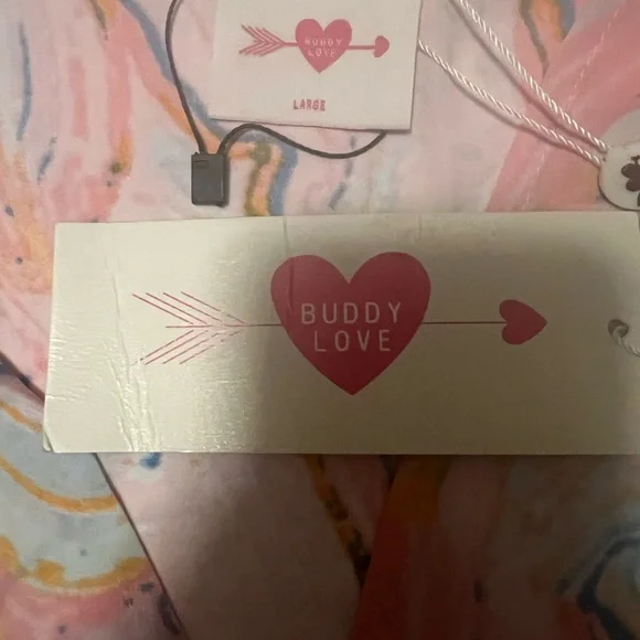 Buddy Love Light Pink Marble Private Yacht Maxi Dress NWT Sz L - Picture 5 of 13